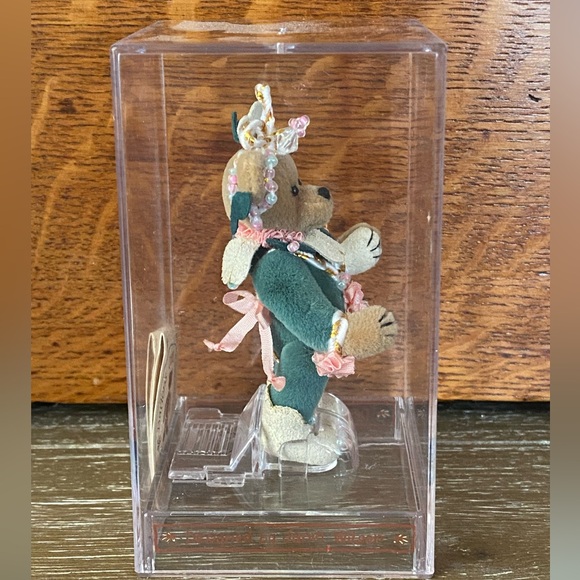 Miniature Stuffed Princess Jade Bear 🐻 - Picture 2 of 7